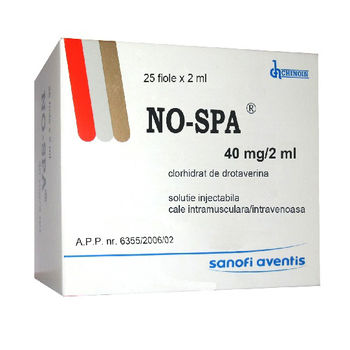 cumpără No spa 40mg/2ml sol.inj. N5x5 în Chișinău 