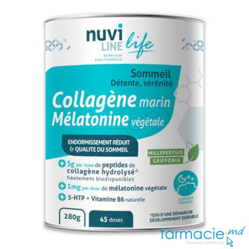 Colagen marin Nuviline Sommeil (somn) 45doze x 6g pulbere 280g