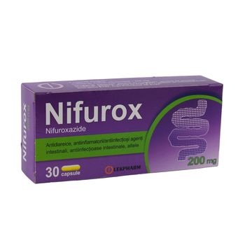 cumpără Nifurox  capsule 200 mg N10x3 în Chișinău 