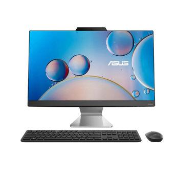 Компьютер моноблок 23.8 ASUS AIO A3402 Black, Intel Core i3-1215U 3.3-4.4GHz/8GB DDR4/SSD 512GB/Intel UHD Graphics/Webcam 720p HD/Speakers & Microphone/WiFi 802.11ac+BT/Gigabit LAN/23.8 FHD IPS (1920x1080)/Keyboard&Mouse/No OS A3402WBAK-BA070M/ All-In-One / AIO BFR