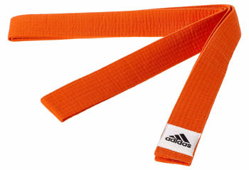 купить Пояс для кимоно ADIB220P CLUB COLOR BELT POLYBAG PACK Orange в Кишинёве 