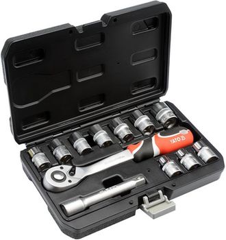 cumpără SET DE PRIZE CU CLICHET YATO 12 el., - 1/2" YT-38671 în Chișinău 