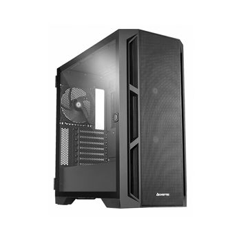 Case E-ATX Miditower Chieftec Gaming APEX AIR GA-01B-M-OP Black no PSU, 1xUSB 3.2 Gen2 Type C, 2xUSB 3.0, Audio-out&Mic In, 3x140mm PWM fans pre-installed, Front mesh design, Tempered glass side panel (carcasa/корпус)