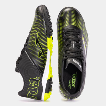 Футбольные бампы JOMA - XPANDER 2301 BLACK LEMON FLUOR TURF 