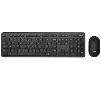 Tastatura + mouse ASUS CW100 Black Wireless Keyboard and Mouse Set, Wireless RF 2.4GHz, USB nano-transceive 90XB0700-BKM050 (ASUS) (set fara fir tastatura+mouse/беспроводная клавиатура+мышь в комплекте)
