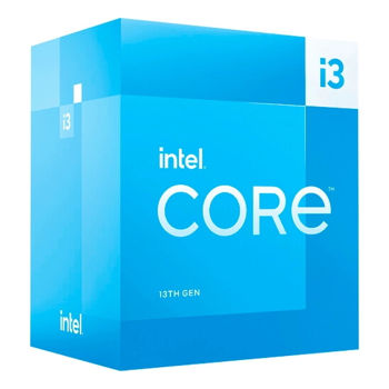 CPU Intel Core i3-13100F 3.4-4.5GHz (4P+0E/8T, 12MB,S1700, 10nm, No Integ. Graphics, 58W) Box 