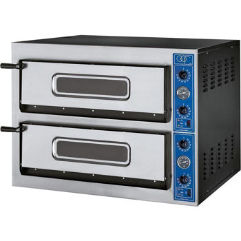 Cuptor profesional Stalgast ST781422 pentru pizza, 2 compartimente