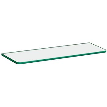 купить Полка стандартная Glassline 600x300x8 мм, прозрачное стекло в Кишинёве 