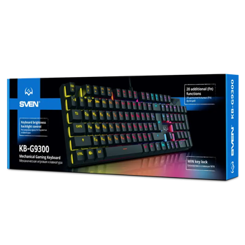 Tastatură Gaming SVEN KB-G9300, Negru 