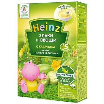 cumpără Heinz terci de orez și grîu fără lapte cu dovlecel, 5+ luni, 200 g în Chișinău 