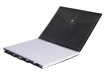 Блокнот с перегородками CoolPack оранжевый с розовым A4 