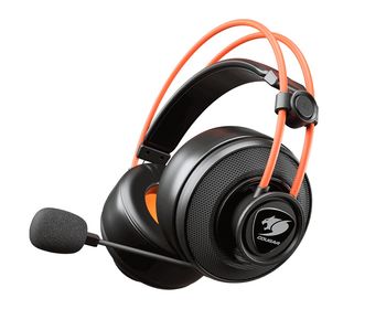 Gaming Headset Cougar Immersa Ti, 40mm driver, 	20Hz - 20KHz, 32 Ohm, 97dB, 387g,,3.5mm,Black/Orange 