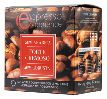 Capsule Espresso Experience „FORTE CREMOSO” 