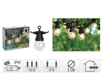 Ghirlanda luminoasa 20LED alb 12.5cm, G50, D5cm 