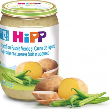 cumpără Hipp piure din iepure, cartofi şi fasole verde, 12+ luni, 220 g în Chișinău 