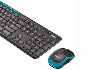 Клавиатура+мышь Logitech Wireless Desktop MK275 Black Wireless Keyboard + Mouse Combo, 2.4 GHz, 920-008535 (set fara fir tastatura+mouse/беспроводной комплект клавиатура+мышь)