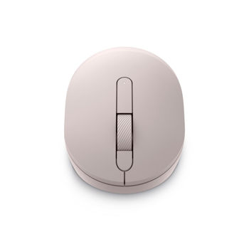 Wireless Mouse Dell MS3320W, Optical, 1600dpi, 3 buttons, 2.4 GHz/BT, 1xAA, Ash Pink 