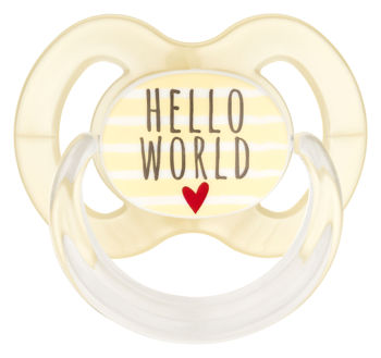 2 шт, Пустышка Baby-Nova ортодонтическая силиконовая, с кольцом (0-6 месяцев) 