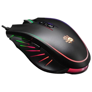 Gaming Mouse Bloody Q81 Curve, Negru 