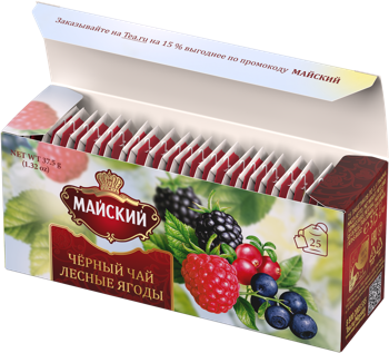 Майский Лесные Ягоды 25п 