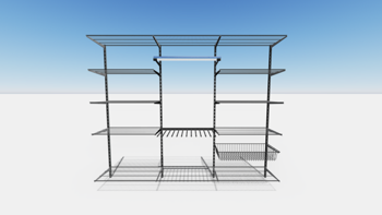 cumpără Sistem modular Dolle cu dimensiunile 2400x1995x400 mm de culoarea gri în Chișinău 