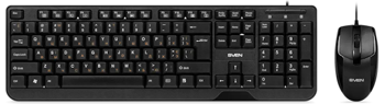 Set Tastatură + Mouse SVEN KB-S330C, Cu fir, Negru 