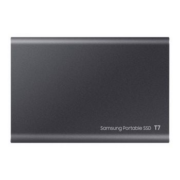 .500GB (USB3.2/Type-C) Samsung Portable SSD T7 , Grey (85x57x8mm, 58g, R/W:1050/1000MB/s) 