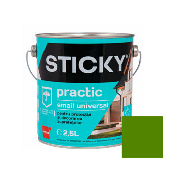 STICKY PRACTIC Эмаль Алкидная Светло Зелёная 2,5 л 