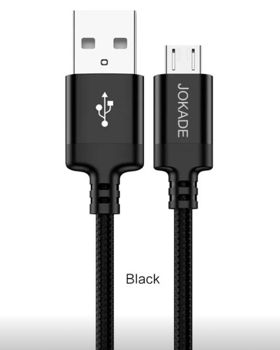 Jokade Cable USB to Micro USB JA020 3A 1m, Black 