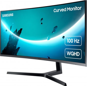 купить 34" SAMSUNG C34H890WG, Gray, VA-Curved, 3440x1440,100Hz,FreeSync,4ms,MegaDCR,300cd,HDMI+DP+TypeC+USB в Кишинёве 