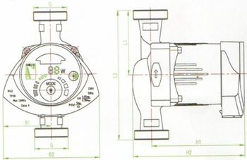 cumpără Pompa circulatie MAYER GPA 20-5 (D. 3/4" FE) control automat a debitului CL în Chișinău 