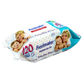 cumpără Freshmaker Șervețele umede Jumbo pack 120 buc cu capac în Chișinău 