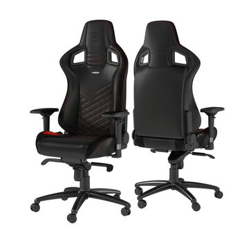 Gaming Chair Noble Epic NBL-PU-RED-002 Black/Red, User max load up to 120kg / height 165-180cm 
