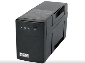 купить UPS PowerCom BNT- 600AP 600VA/360W Line Interactive, AVR, RJ45, USB, 2*IEC Sockets в Кишинёве 
