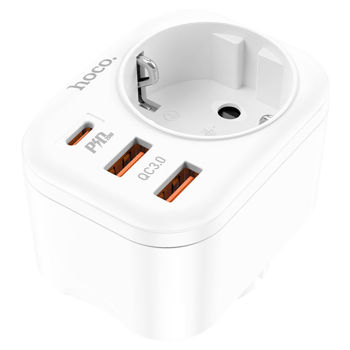 Hoco NS3 Multifunctional socket(including 1C2A PD20W fast charge)(EU/GER) 