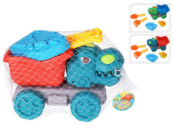Набор игрушек для песка "Машина-дракон" 5ед, 30X15X15cm 