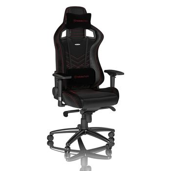 Gaming Chair Noble Epic NBL-PU-RED-002 Black/Red, User max load up to 120kg / height 165-180cm 