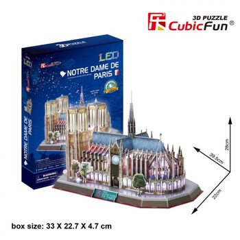 купить CubicFun пазл 3D Notre Dame de Paris в Кишинёве 