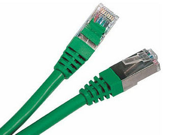 Патчкорд 0.25m Synergy 21 Patch cord RJ45 FTP(F/UTP) CAT5e Green (Телекоммуникационный патчкорд с фольгированным экранированием, литые разъемы, 0.25 м)