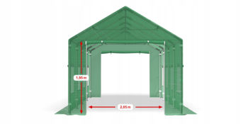 Теплица про 6x3x2,87м 