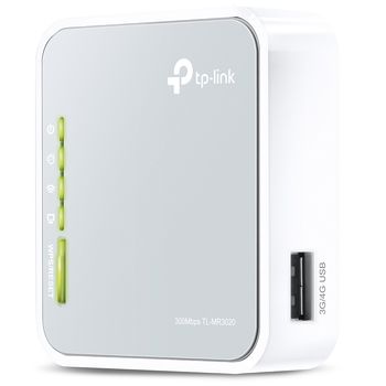 3G/4G Wi-Fi N TP-LINK Router, "TL-MR3020", 150Mbps, USB2.0 for Modem 
