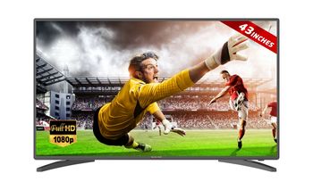 купить REDLINE LCD TV 43" Full HD Combo DVB S2+T2+C HD - H265 - K200 в Кишинёве 