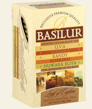 купить Чай черный в ассортименте Basilur Leaf of Ceylon ASSORTED, Foil Env 25*2г*12 в Кишинёве 