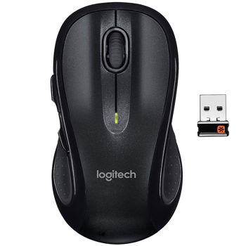 Мышь беспроводная Logitech M510 Black Wireless Mouse, USB, 910-001822 (mouse fara fir/беспроводная мышь)