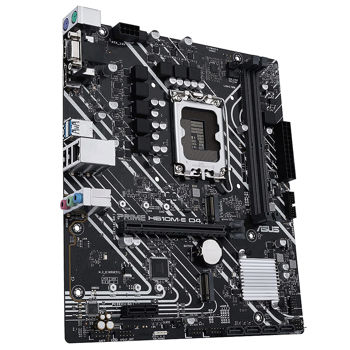 Placa de baza ASUS PRIME H610M-K D4 Intel H610, LGA1700, Dual DDR4 3200MHz, PCI-E 4.0 x16, D-Sub/HDMI, USB3.2, SATA 6 Gbps, M.2 slot, PCIe 3.0 x4 mode, SB 8-Ch., GigabitLAN, LED lighting