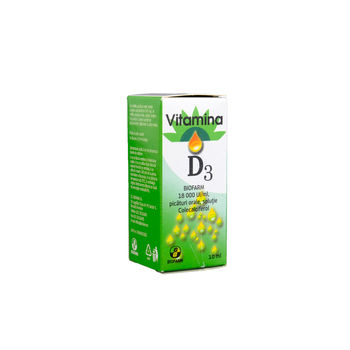 cumpără Vitamina D3 Biofarma 18000 UI/1ml 0,45 mg/ml 10ml în Chișinău 