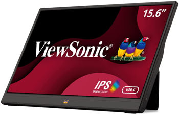 купить 15.6" VIEWSONIC LED VA1655 Portable Monitor Black (7ms, 800:1, 250cd, 1920x1080, 170°/170°, miniHDMI, USB-C (DisplayPort Alt mode only), USB-C (Power Only), Speakers 2 x 0.8W) в Кишинёве 
