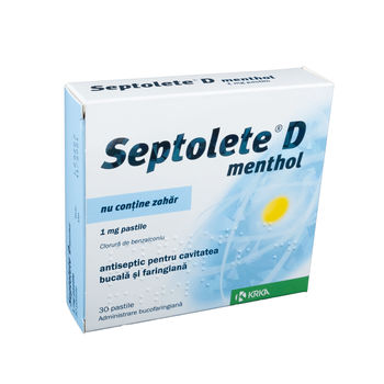 cumpără Septolete D Menthol pastile N15x2 în Chișinău 