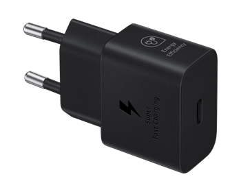 Original Sam. EP-T2510, Fast Travel Charger 25W PD (w/o cable), Black 