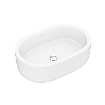 Lavoar cu montarea pe blat oval Villeroy & Boch Architectura 